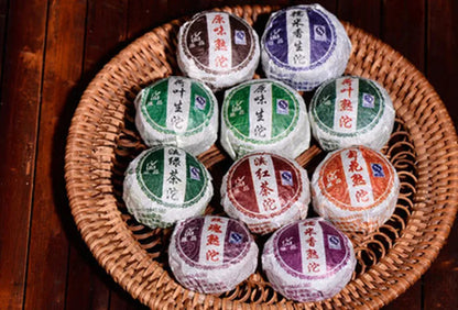 Natural Pu-Erh Tea Herbal Drink 10 Pcs 50g Energy Boost Men Women Premium