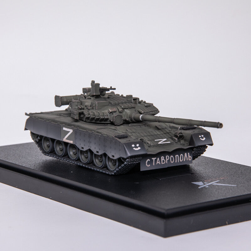 1:72 Scale ARTISAN T-80BV Main Battle Tanks Plastic Diecast Military Armor Model