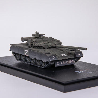 1:72 Scale ARTISAN T-80BV Main Battle Tanks Plastic Diecast Military Armor Model