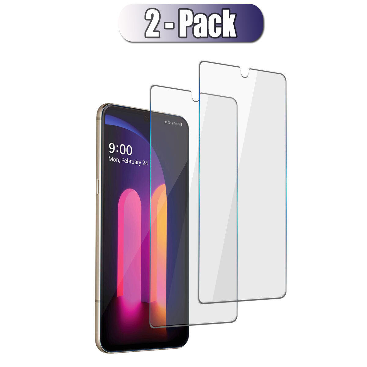 For LG V60 ThinQ 5G/V60 ThinQ/V60 Glossy Tempered Glass Clear Screen Protector