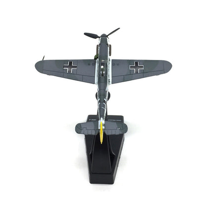 1/72 WW2 BF109 Military Fighter Aircraft Model Simulation Airplane Collection