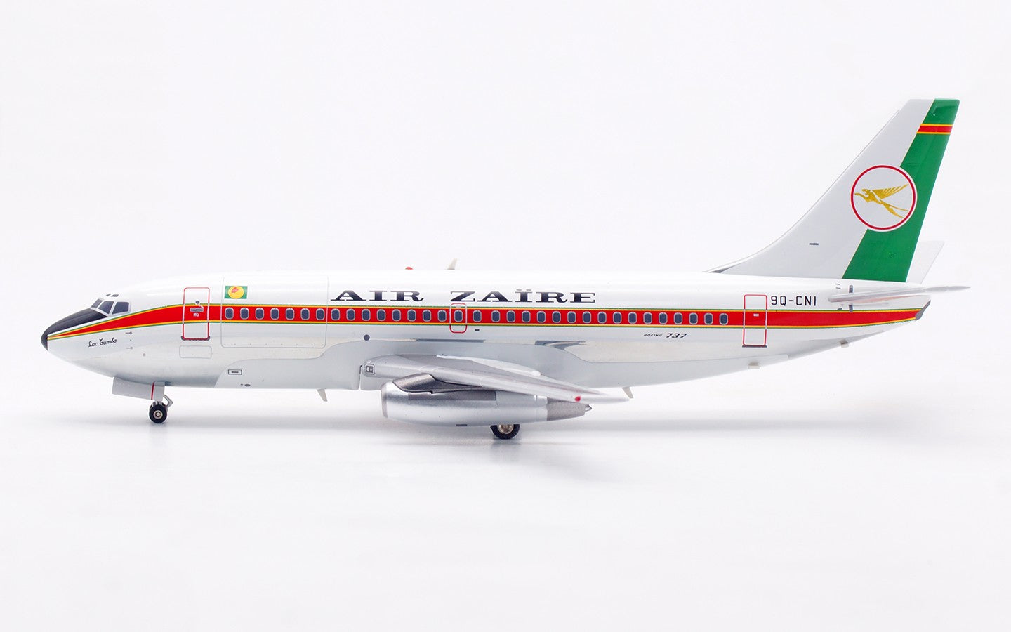 1:200 Inflight AIR ZAIRE Boeing 737-200 Passenger Plane Diecast Aircraft Model