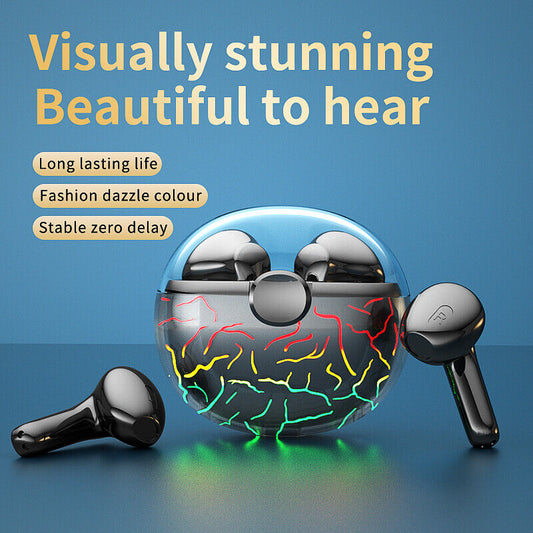 Bluetooth 5.0 Headset TWS Wireless Earphones Earbuds Stereo Headphones Game