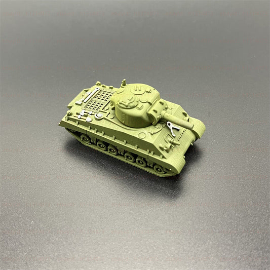 1/144 American M4a3-105 Sherman Medium Tank Painted Finished Model
