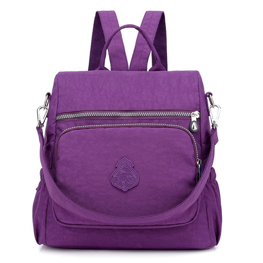 Fashion Women Backpack School Bags Nylon Cloth Waterproof Backpack Large Bookbag