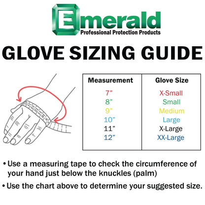Emerald Shannon 100 Count SIZE LARGE Powder-Free Vinyl Gloves – 4 Mil, Blue