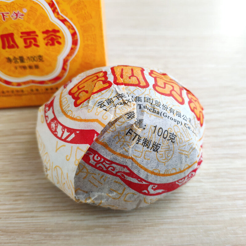 Golden Melon Gong Tuo FT * 2013 XiaGuan Pu-erh Tea Puer Raw TuoCha 100g Box