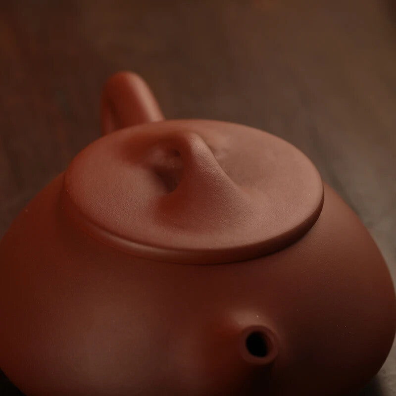 210ml yixing Ladle Purple Clay Pot Yixing Raw Sand Plain Cement Tea Set Teapot