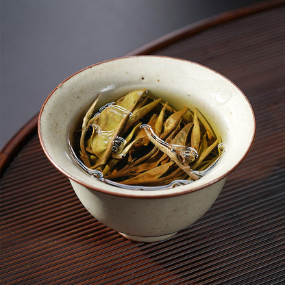 Yunnan Moonlight White Ball Nectar Fragrance Raw Pu Er Tea Yue Guan Bai Long Zhu