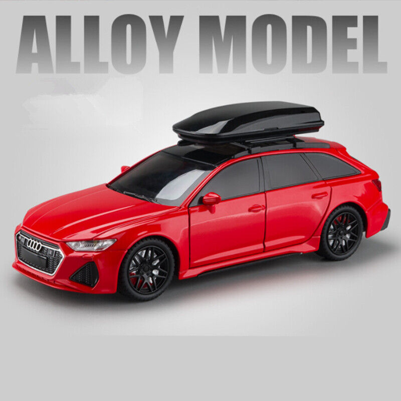 1:24 Audi RS6 Avant Station Wagon Diecast Model Car Toy Vehicle Collection Gift
