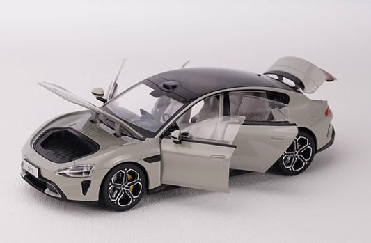 1:18 Scale 28CM Xiaomi Original Factory SU7 Car Vehicle Sedan Diecast Model Gray