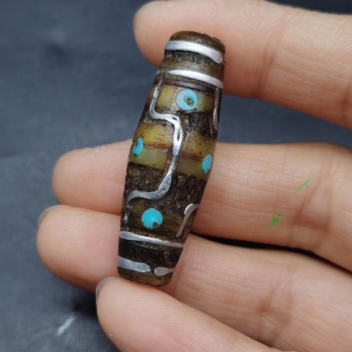 Tibetan Style Loose Spacer Bead Random Pattern DIY Jewelry Accessory