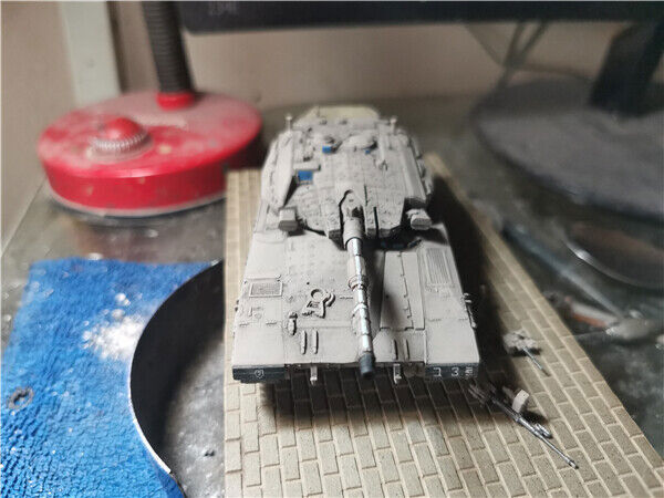 Homemade 1/72 Israeli Merkava 3D Main Battle Tank Finished Model Ornament