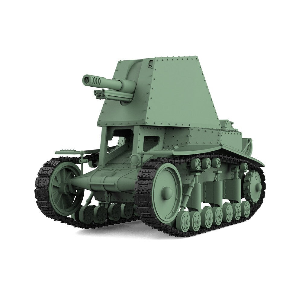 SSMODEL SS72830 25mm Military Model Kit Soviet SU-18 Self-Propelled Artillery