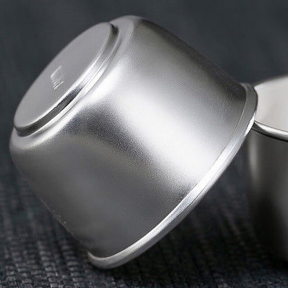 999 Sterling Silver Marked Tea Cup Health Care Chinese Pure Silver Master Cup
