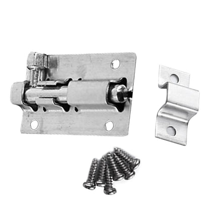 2/3/4/5" Stainless Door Latch Sliding Bolt Latch Hasp Staple Gate Safety Lock