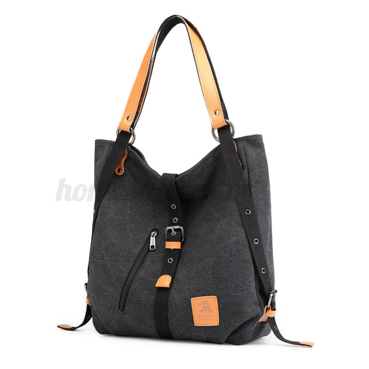 Women Canvas Backpack Shoulder School Bag Messenger Travel Handbag Tote