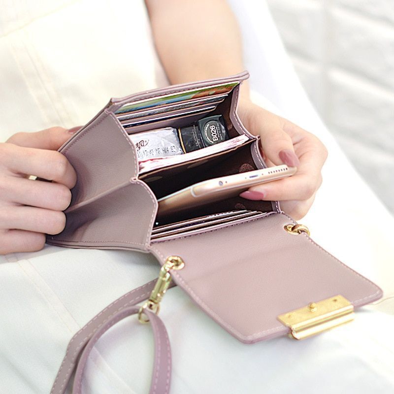 Mini Crossbody Shoulder Bag Flap Phone Pocket Purse Clutch Leather Hasp Handbag