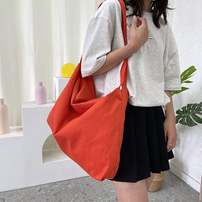 Canvas Shoulder Bag Large Capacity Handbags Travel Bag Messenger Bag Tote Bag