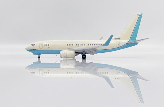 1:200 JC Wings KOREAN AIR BOEING B737-700BBJ Flap Down Airplane Diecast Model
