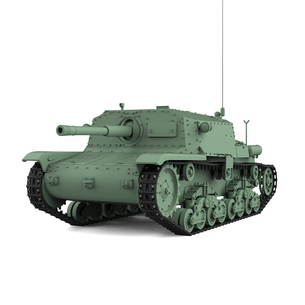 SSMODEL 1/72 25mm Military Model Kit Italy M41 75mm/L32 Gun Motor CarrItalyge
