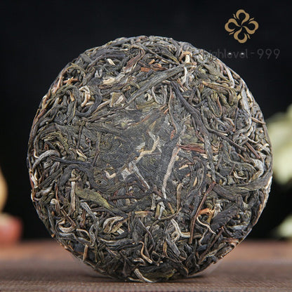 100g Raw Pu'er Tea Cake Yunnan Menghai Kunlu Mountain Ancient Tree Compressed