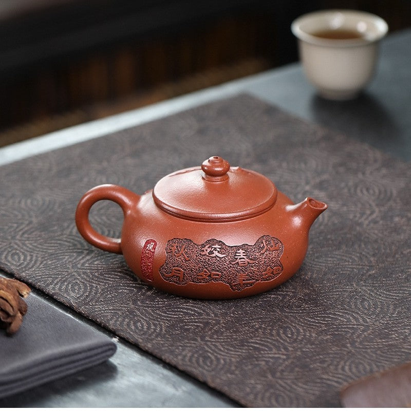 Full Handmade Tea Pot With Certificate Real Yixing Zisha Zhu Clay Master Pot New