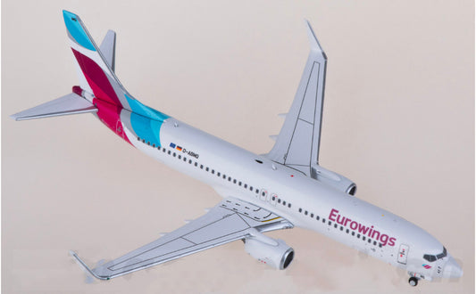1:400 AeroPolaris Eurowings Boeing 737-800 Passenger Airplane Diecast Model