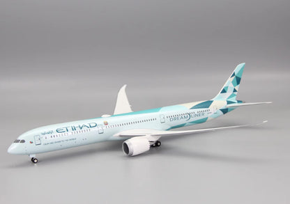 1:200 32CM RISESOON ETIHAD BOEING 787-10 Passenger Airplane ABS Plastic Model