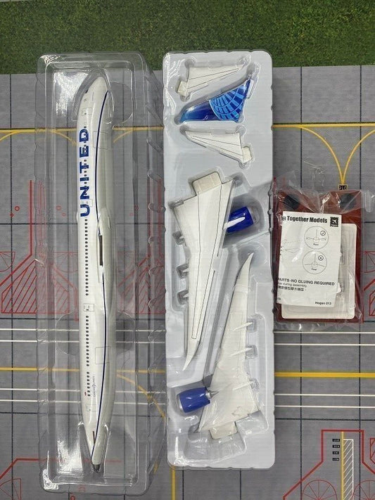 34CM 1:200 Hogan UNITED BOEING 787-10 Passenger Plane Airplane ABS Plastic Model