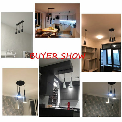 Modern Pendant Lights Lighting Nordic Minimalist Dining Table Kitchen Lamps E27