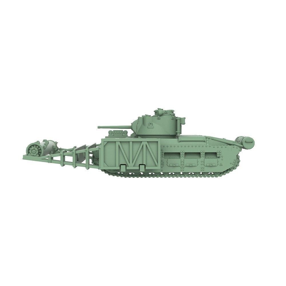 SSMODEL SS220574 1/220 Military Model Kit British Matilda With Paravane