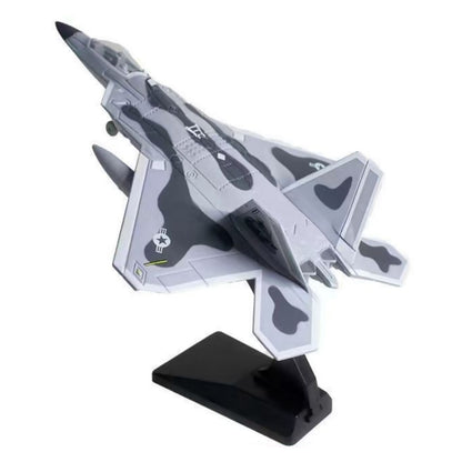 1/72 F-22 Fighter Bomber Aircraft Diecast Army Fighting Jet Airplanes Model
