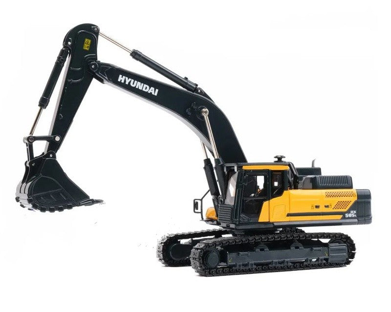 1:35 HX505L Crawler Excavator Construction Machine Equipment Diecast Model