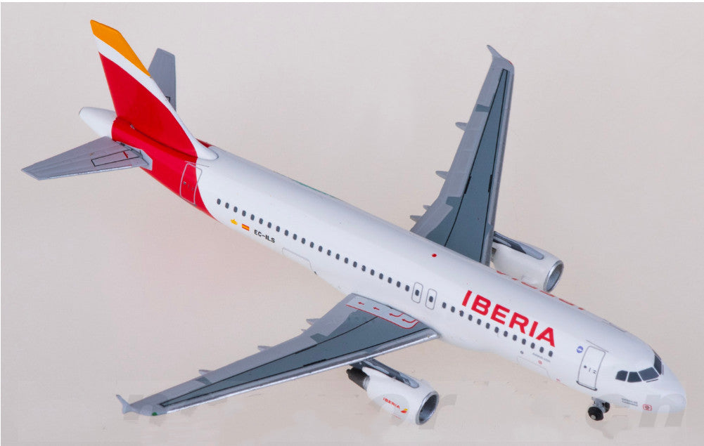 1:400 AeroClassics Iberia Airbus A320 Airplane Passenger Diecast Model