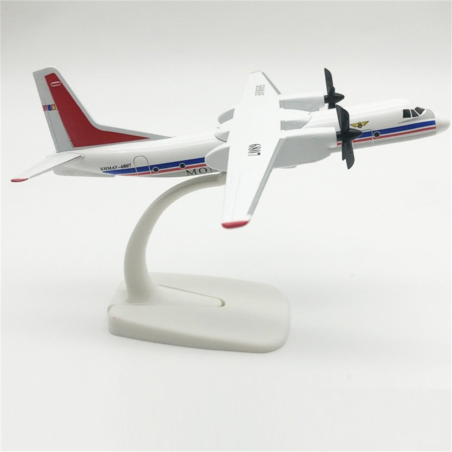 1/400 Mongolia Xinzhou 60 Plane Alloy Model Souvenir Static Display with Stand I