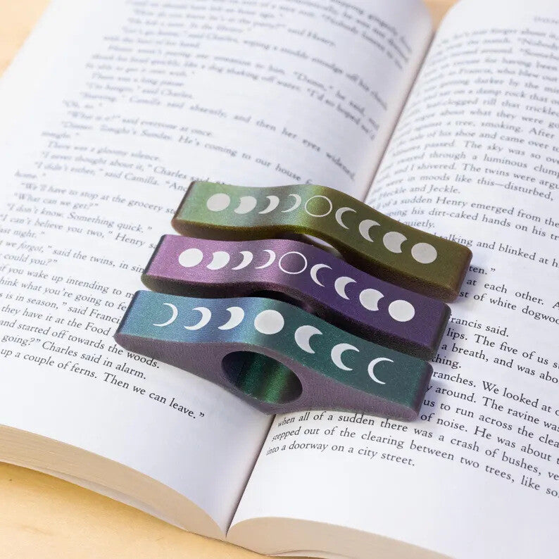 4Pcs Solar Eclipse Thumb Book Page Holder