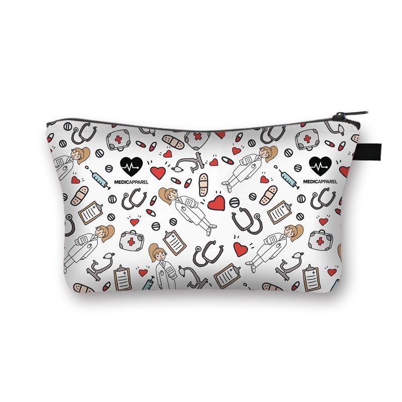 Women Cosmetic Bags Travel Storage Handbags Makeup Bag Toiletry Purse 15*21*13CM