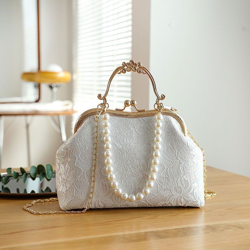 Bag Beads Wedding Bags Women Shoulder Crossbody Bag Chain Women's Handbags