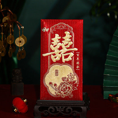 30Pcs Bronzing Red Envelope for Chinese Wedding Supplies New Year Money Bag