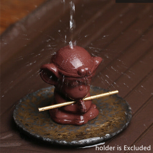 Creative Home Decoration Yixing Zisha Tea Pet Monkey Statue Small Tea Play New