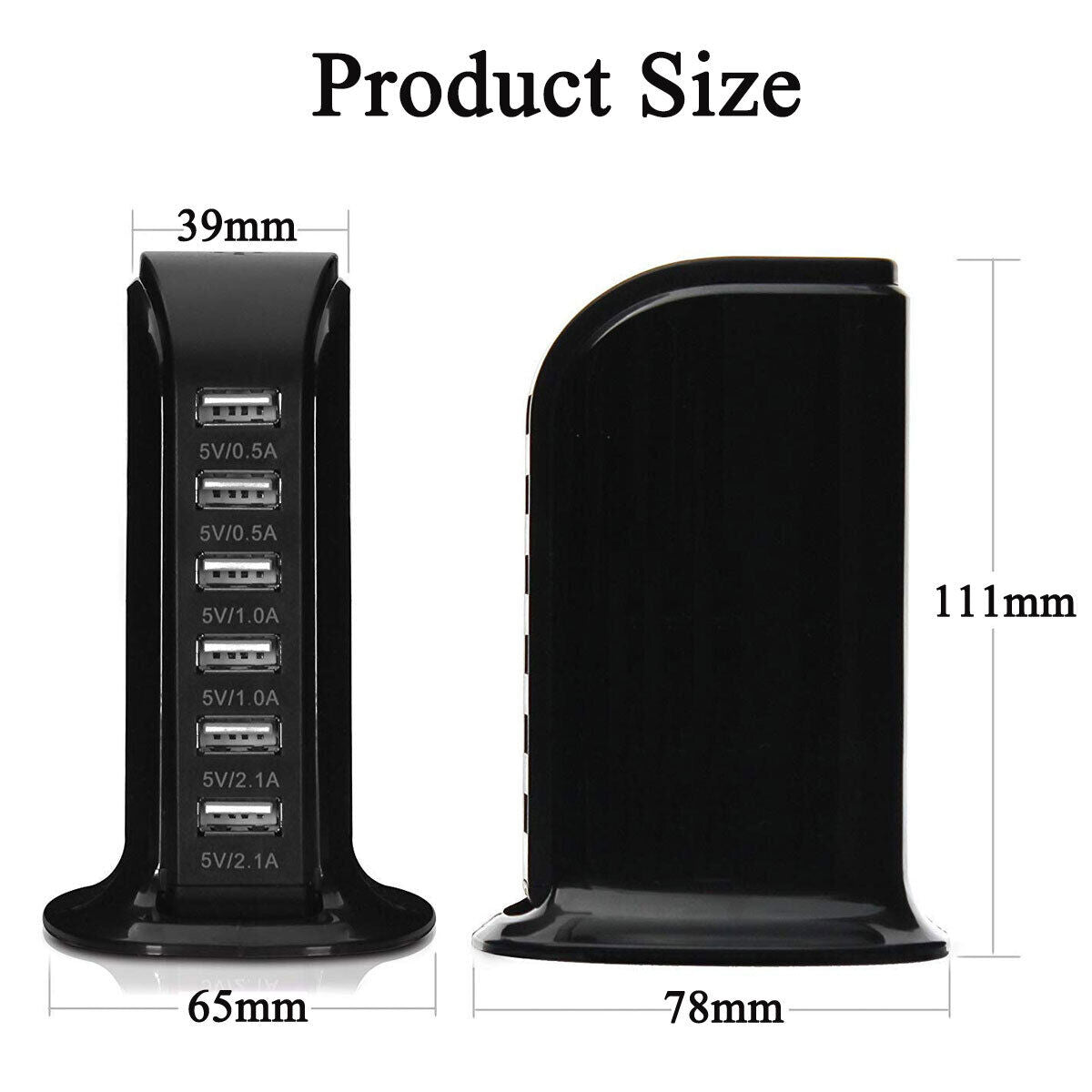 Multi Port USB Charger 6A Rapid Charging Station For Galaxy A10e A20s A70 A10