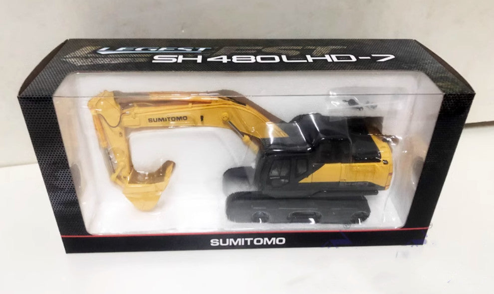 1:50 24CM SH480LHD-7 Excavator Construction Machine Equipment Diecast Model