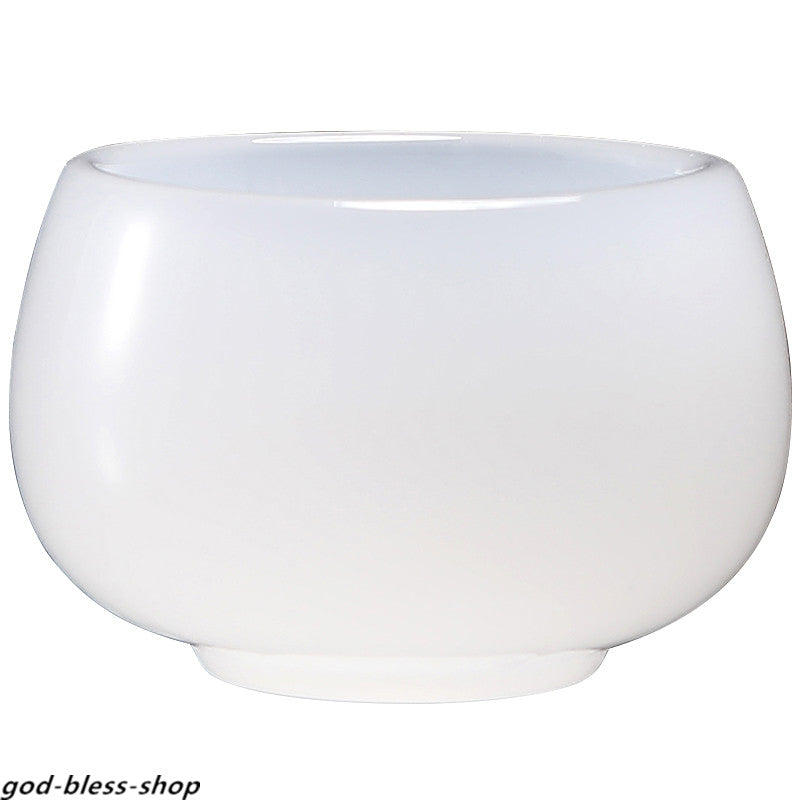 White Jade Porcelain Glass Tea Cup Chinese Kungfu Cup Master Cup Of Tea China