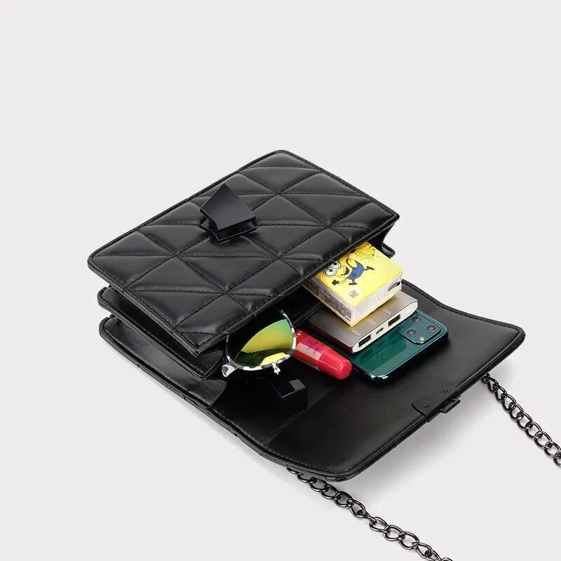 Luxury Bag Handbag Rhombic Crossbody Chain Messenger Shoulder Bag 20*7*14 CM 1PC