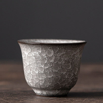 1pc Longquan Celadon Single Cup Ge Kiln Black Ice Crack Tea Cup Tea Set Tea Cup