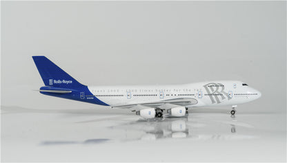 Phoenix for Rolls Royce for Boeing 747-200 N787RR Old painting 1/400 Plane Model