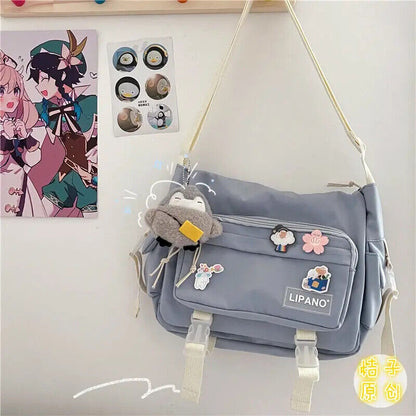 Bag Handbags School Single Shoulder Girl Student Postman Women's