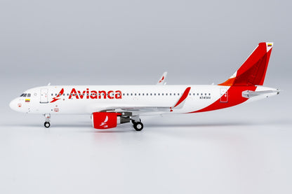 1:400 NGmodels Avianca Airbus A320 Passenger Airplane Diecast Plane Model