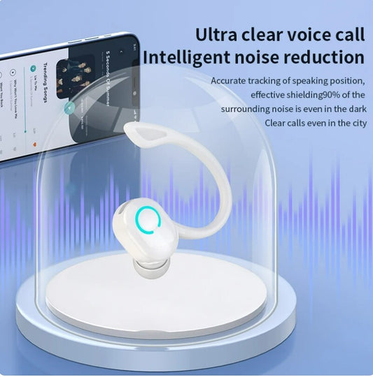 Bluetooth 5.1 Headset Wireless Earbuds Earphones Stereo Headphones Ear Hook New